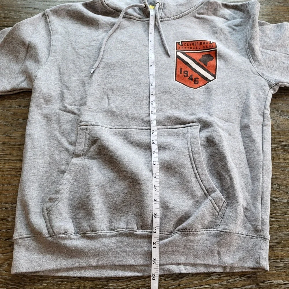 Cleveland Clothing Co Mens Gray Cleveland Football Club 1946 Hoodie Size M